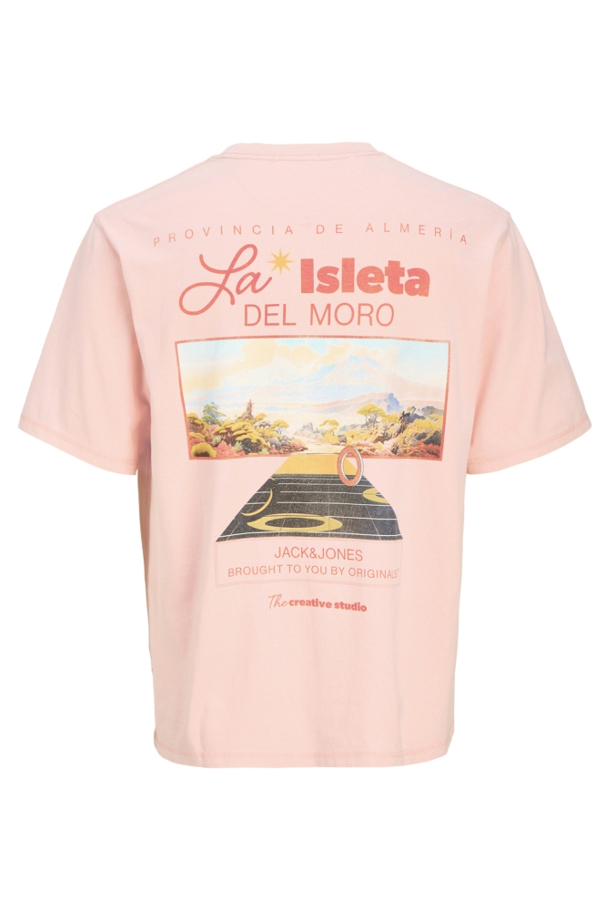 JORALMERIA WORLD TEE SS CREW NECK 12276785 TICKLED PINK